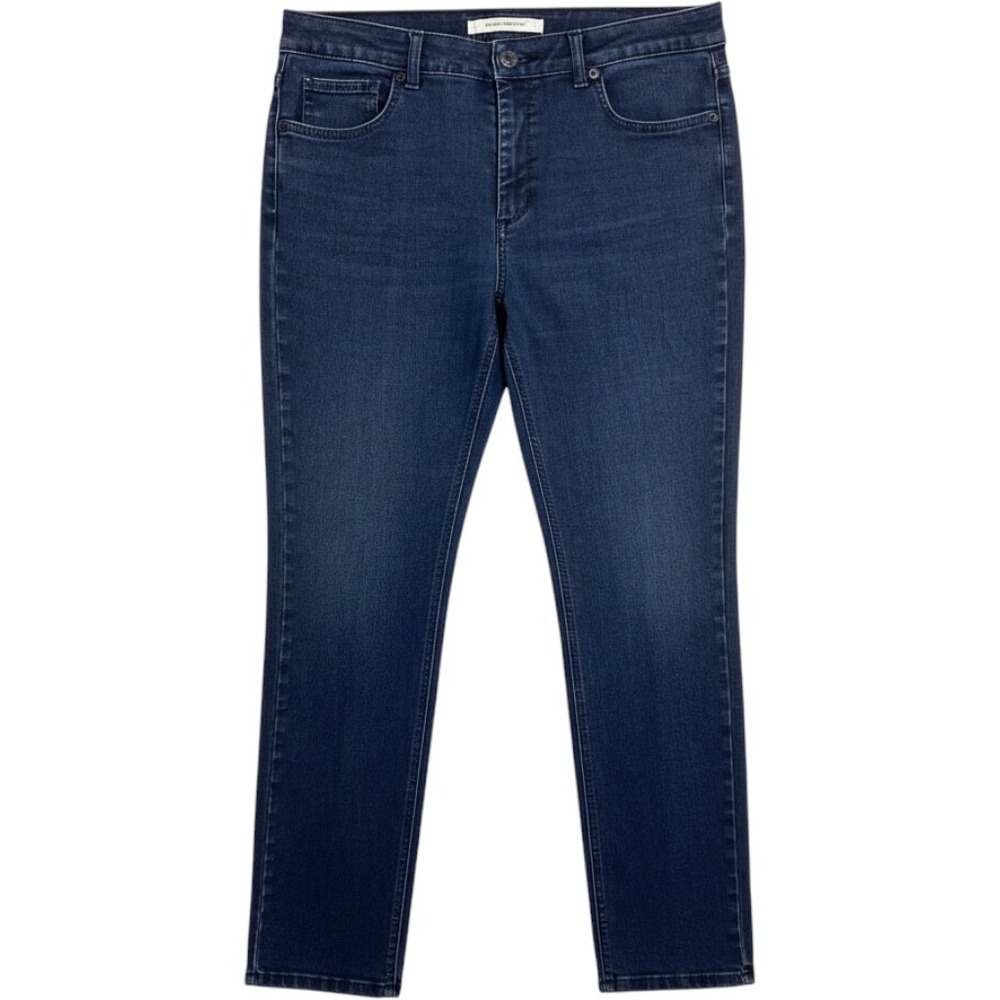 Jones New York Jeans Bryant Park Slim Dark Wash Denim Pants Womens 12